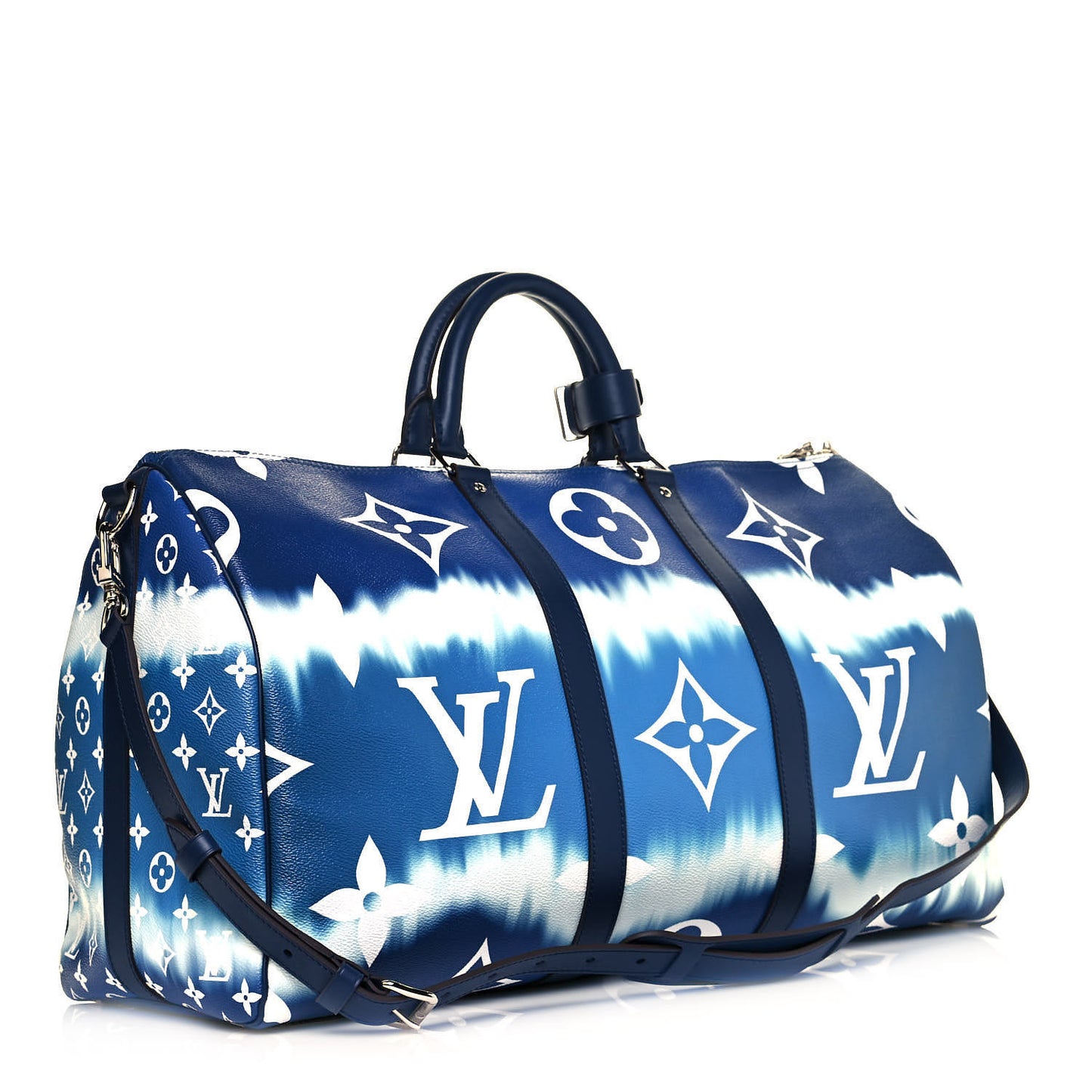 Monogram Escale Keepall Bandouliere 50 Blue