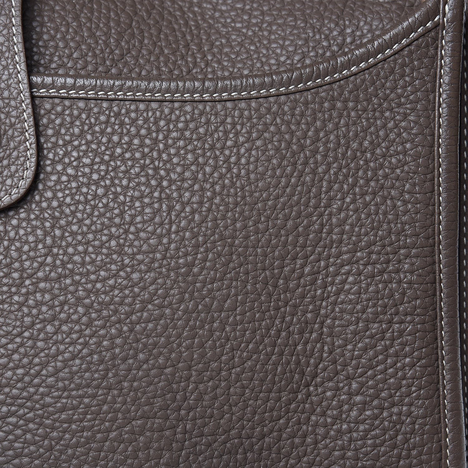 Hermes Taurillon Clemence Evelyne III PM Etoupe 12 of 14