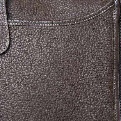 Hermes Taurillon Clemence Evelyne III PM Etoupe 12 of 14