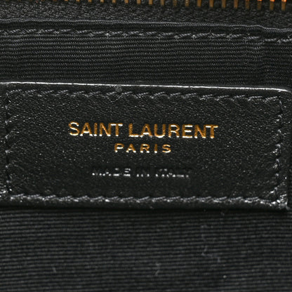 Saint Laurent Shearling Shoulder Bag Natural 7 of 10