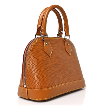 Louis Vuitton Epi Jacquard Alma BB Honey Gold 5 of 17