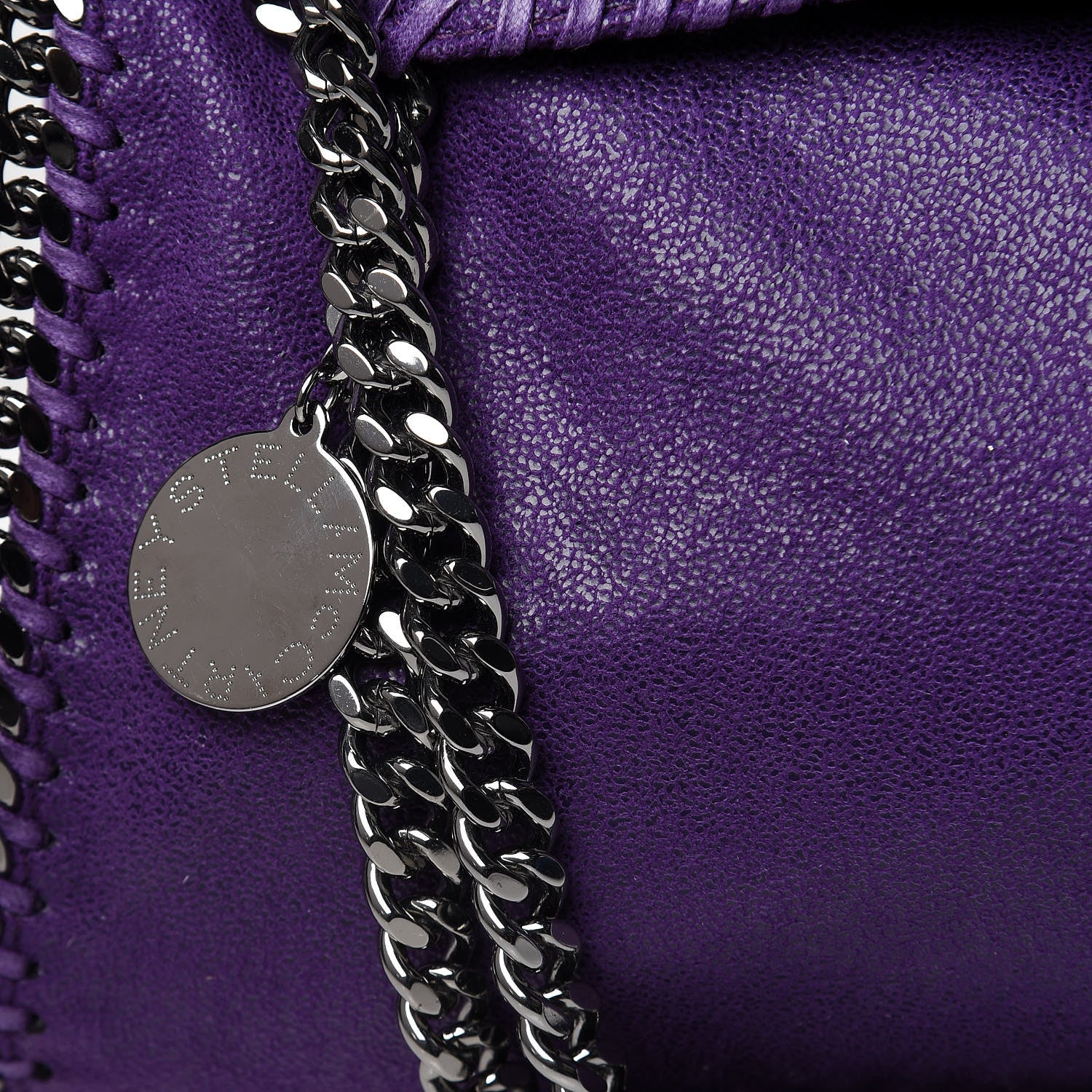 Stella McCartney Shaggy Deer Small Falabella Tote Purple 8 of 10