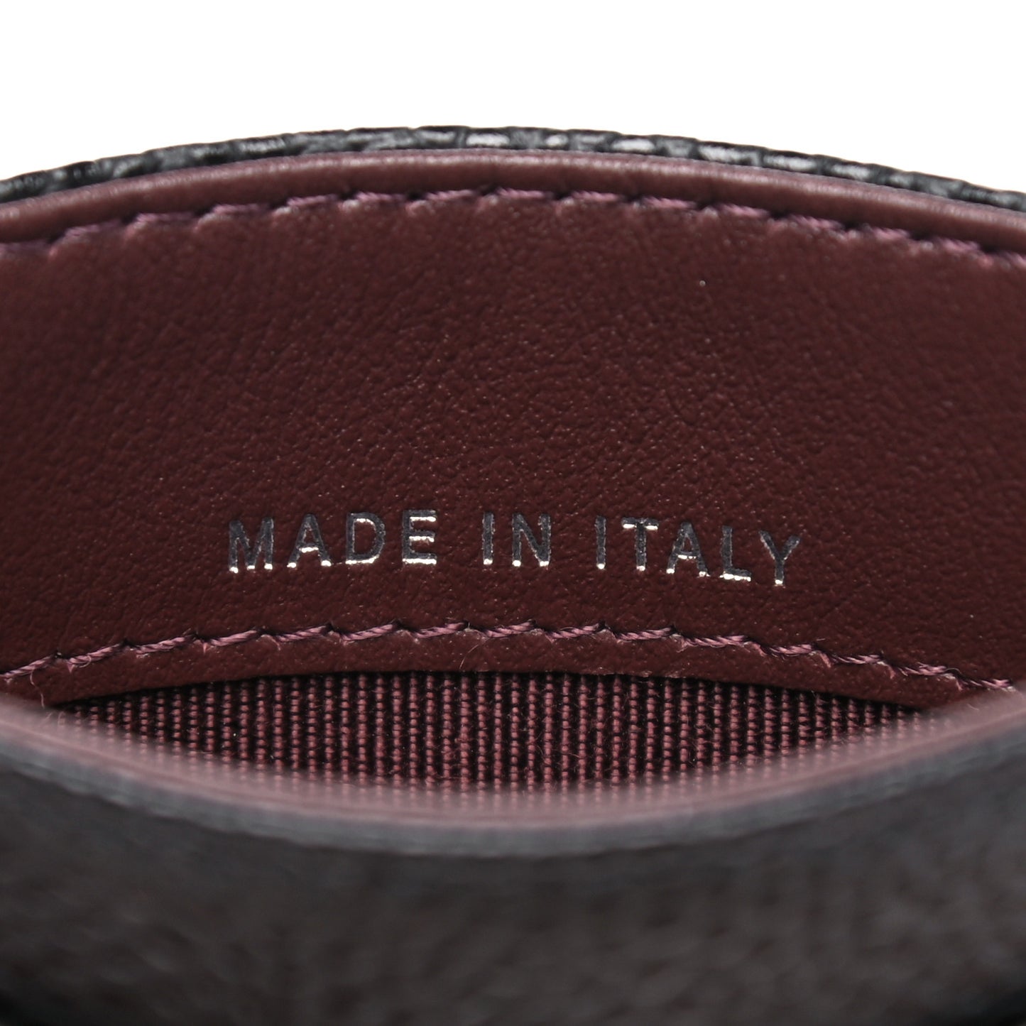 Caviar Quilted Card Holder Black