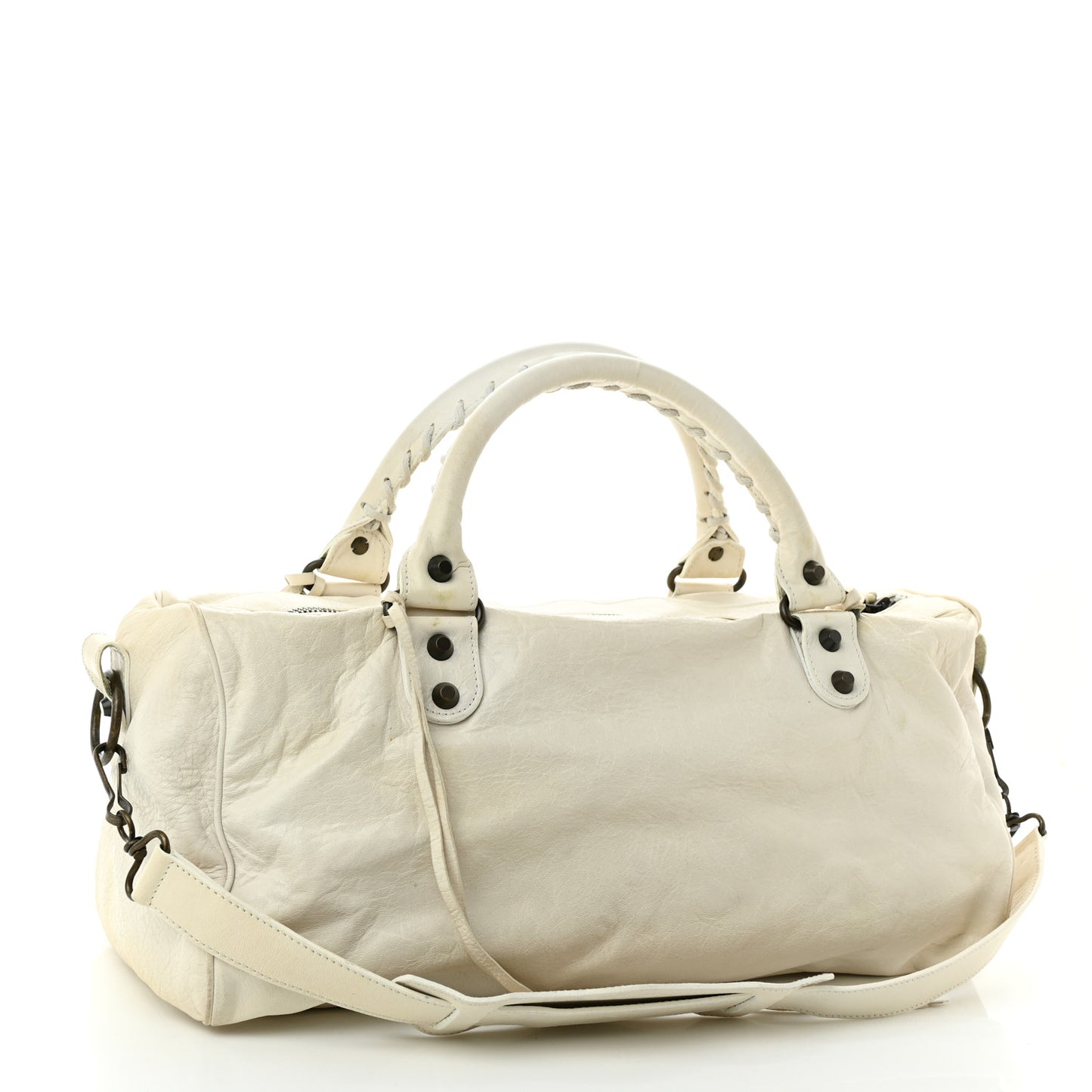 Agneau Classic Hardware Twiggy White