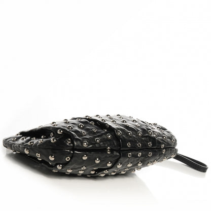 Prada Nappa Grommets Clutch Wristlet Nero Black 5 of 20