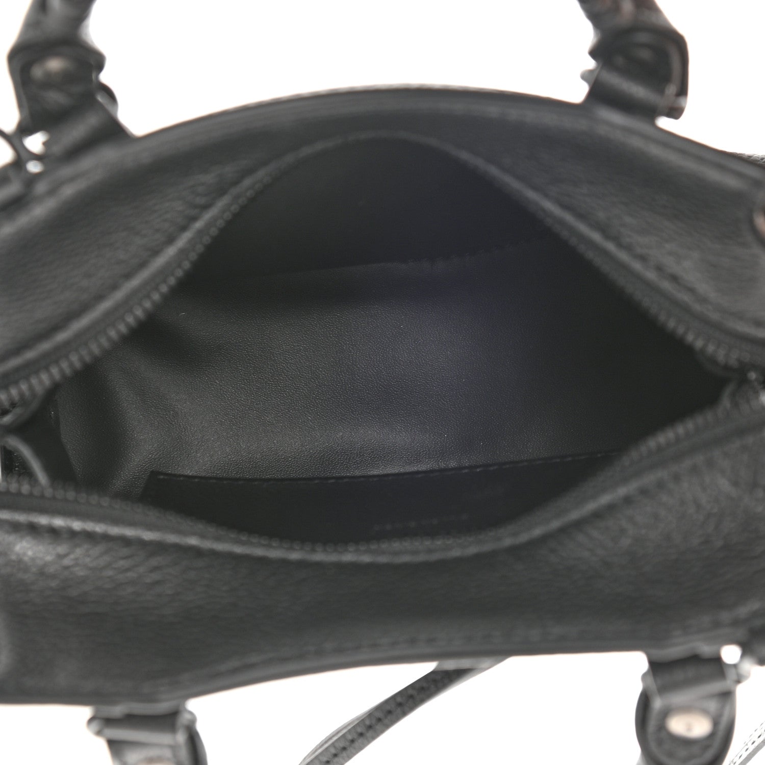 Balenciaga Grained Calfskin Neo Classic Black Hardware Mini City Black 5 of 8