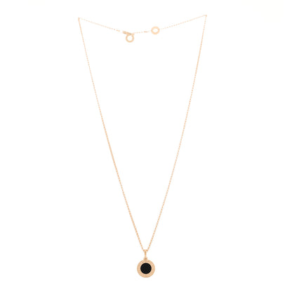 Bulgari 18K Yellow Gold Black Onyx BVLGARI BVLGARI Pendant Necklace 3 of 7