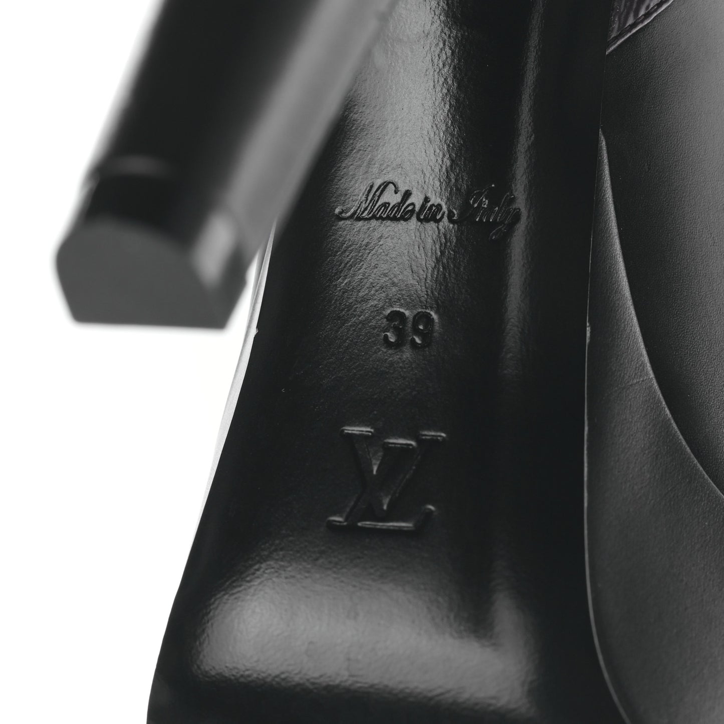 Calfskin Monogram Afterglow Platform Pumps 39 Black