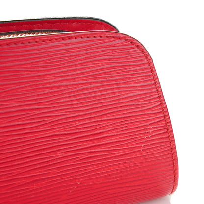 Louis Vuitton Epi Dauphine 17 Cosmetic Pouch Castillan Red 8 of 11