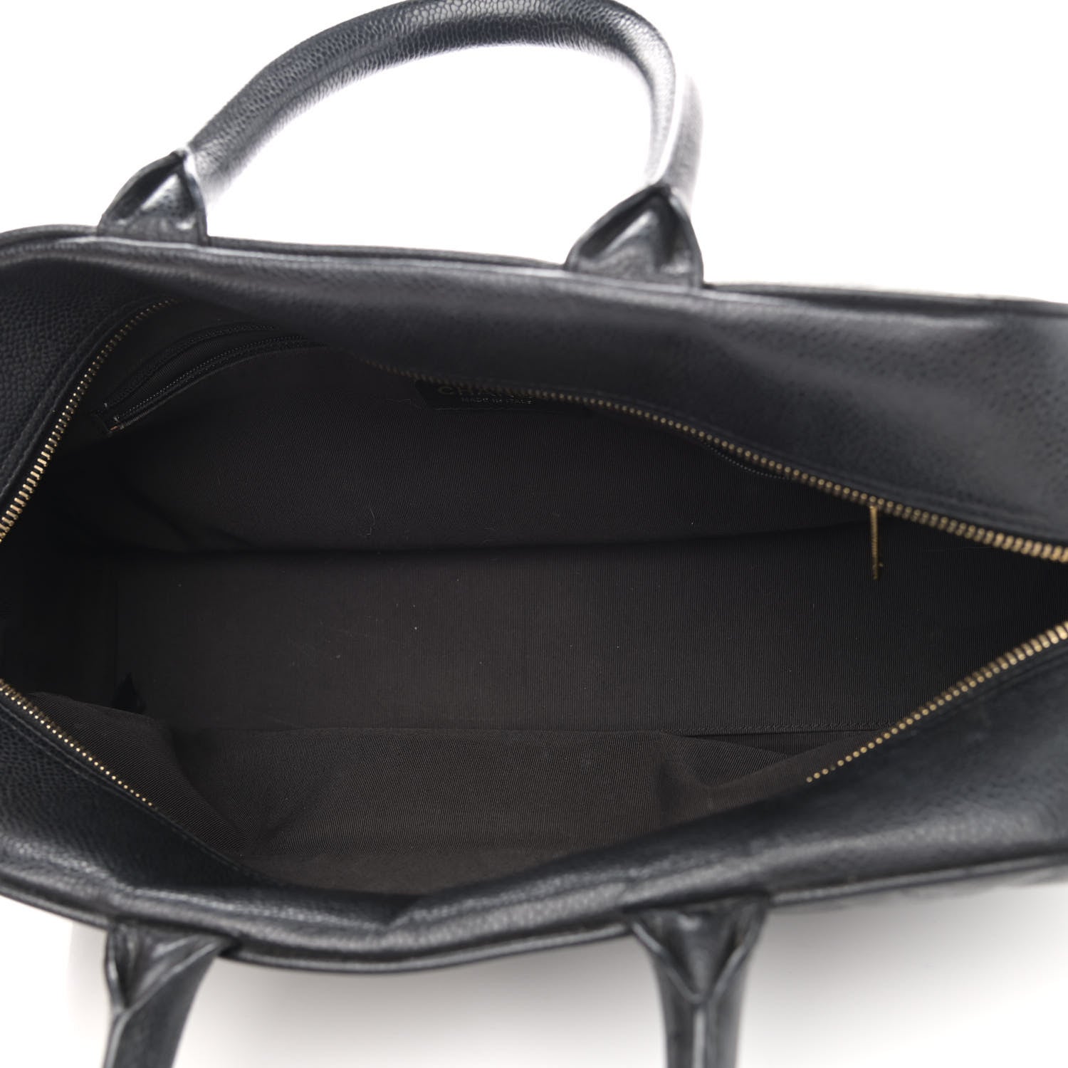 Chanel Caviar Quilted Large Bowler Black 5 of 14