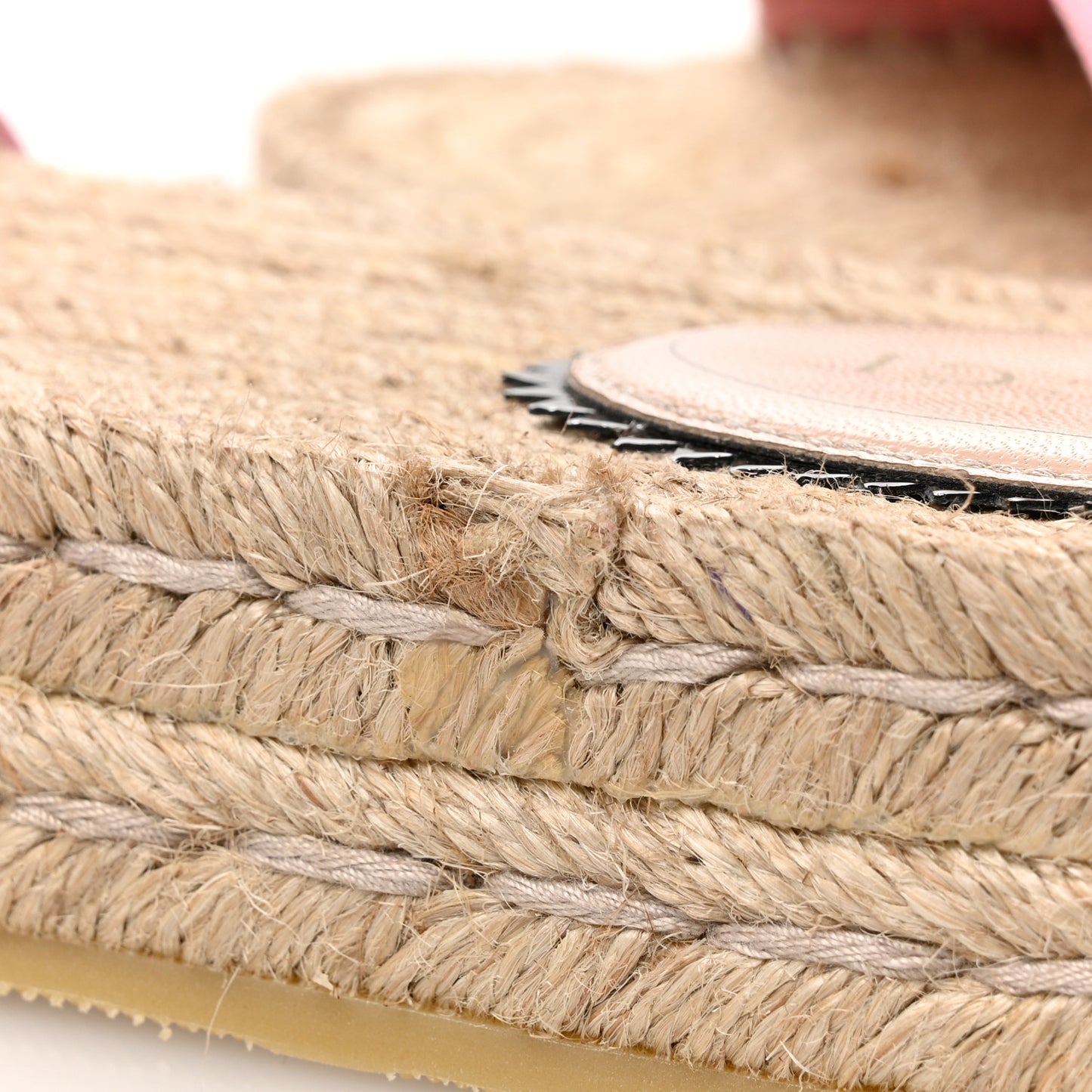 Canvas Interlocking G Damita Espadrille Sandals 42 Wild Rose