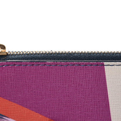 Fendi Vitello Elite Crystal Eye Monster Coin Pouch Key Case Cobalt Multicolor 8 of 9