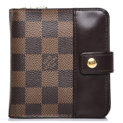 Louis Vuitton Damier Ebene Zippe Zipped Compact Wallet 1 of 8