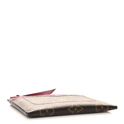 Louis Vuitton Monogram Zipped Card Holder Fuchsia 4 of 7