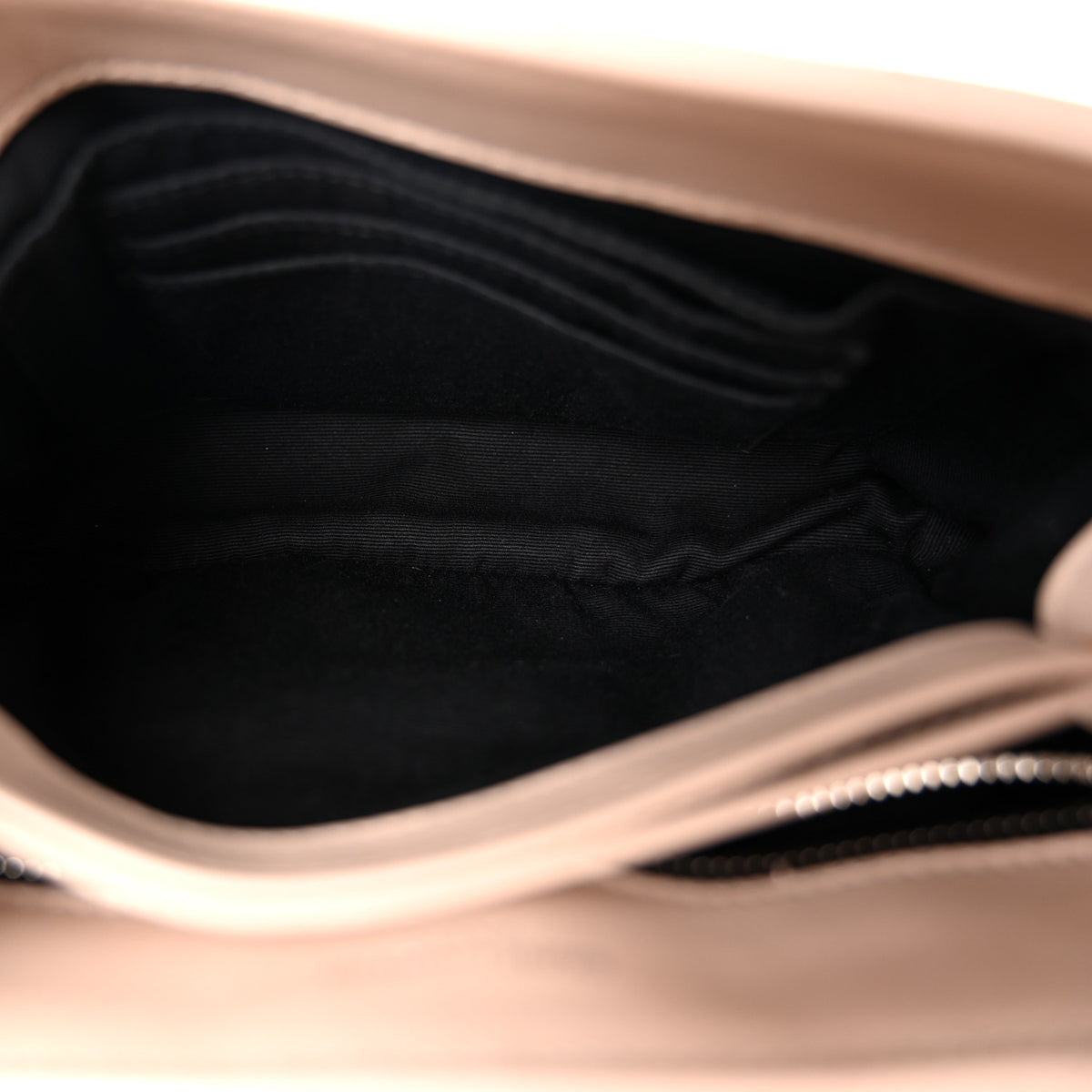 Saint Laurent Calfskin Y Quilted Monogram Toy Loulou Crossbody Bag Nude Powder 4 of 12