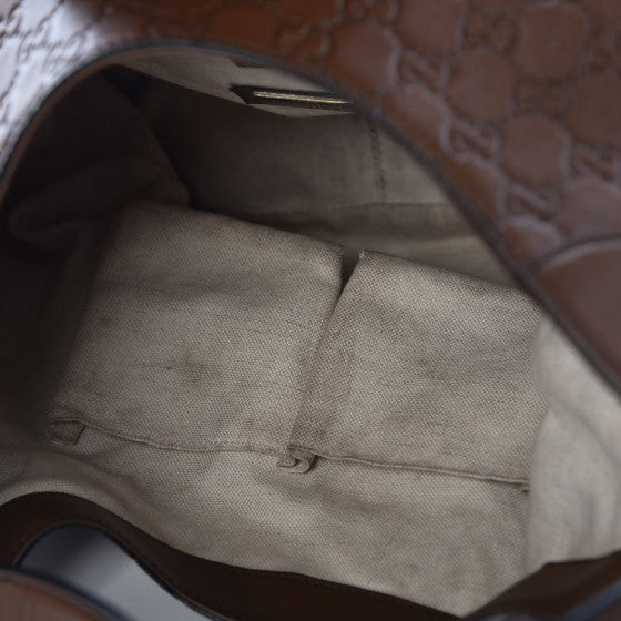 Gucci Guccissima Medium Emily Hobo Brown 9 of 9