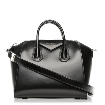 Givenchy Shiny Lord Calfskin Medium Antigona Black 1 of 8