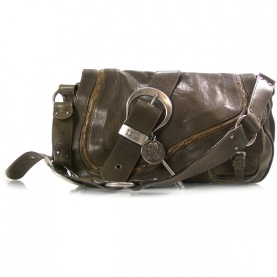 Leather Gaucho Olive Green