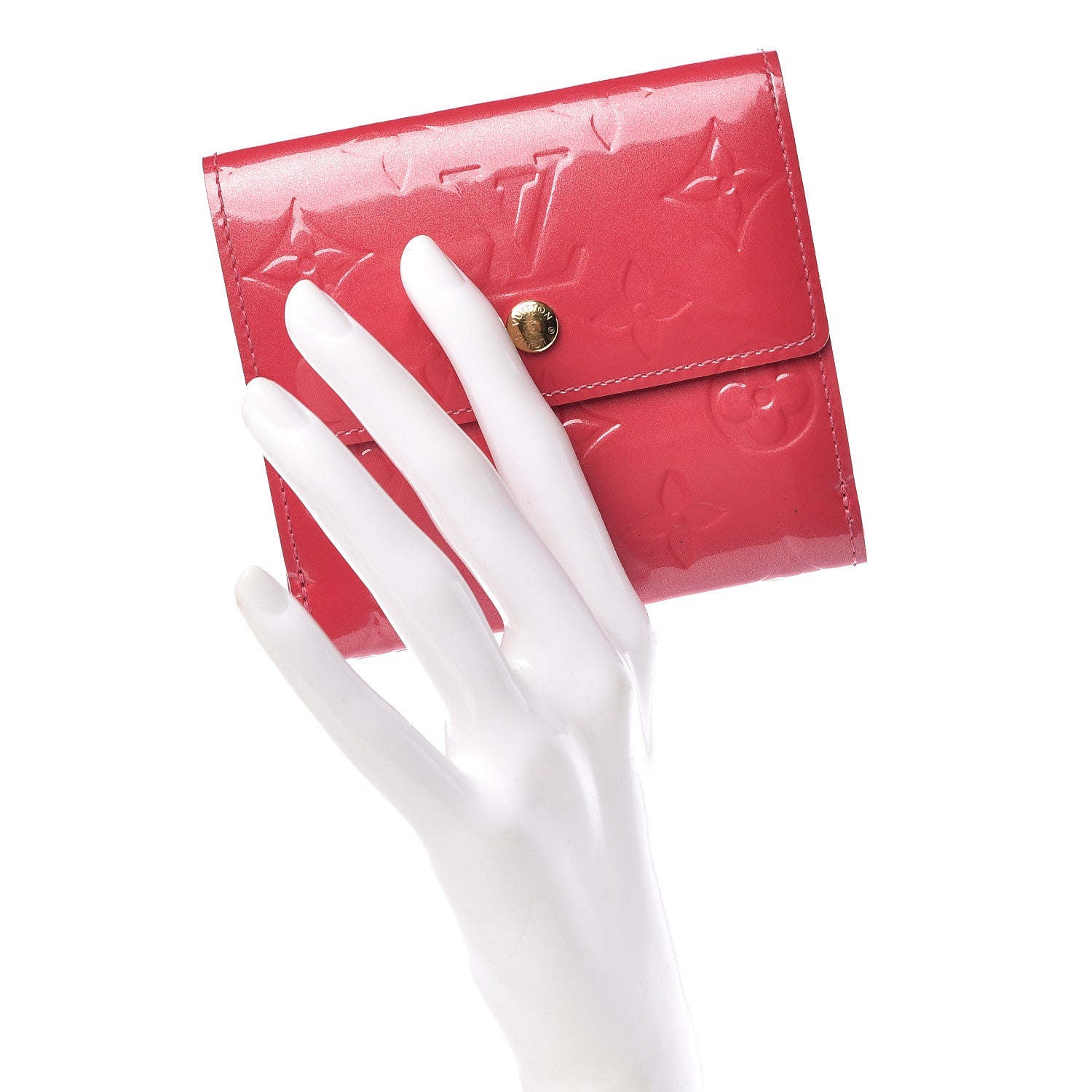 Louis Vuitton Vernis Elise Wallet Framboise 2 of 8