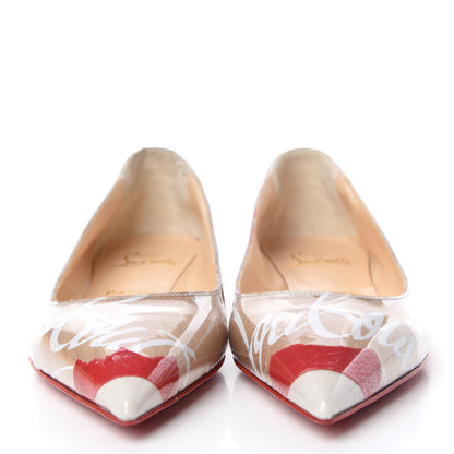 Christian Louboutin Loubi Kraft PVC Ballalla Flats 35.5 Kraft 2 of 11