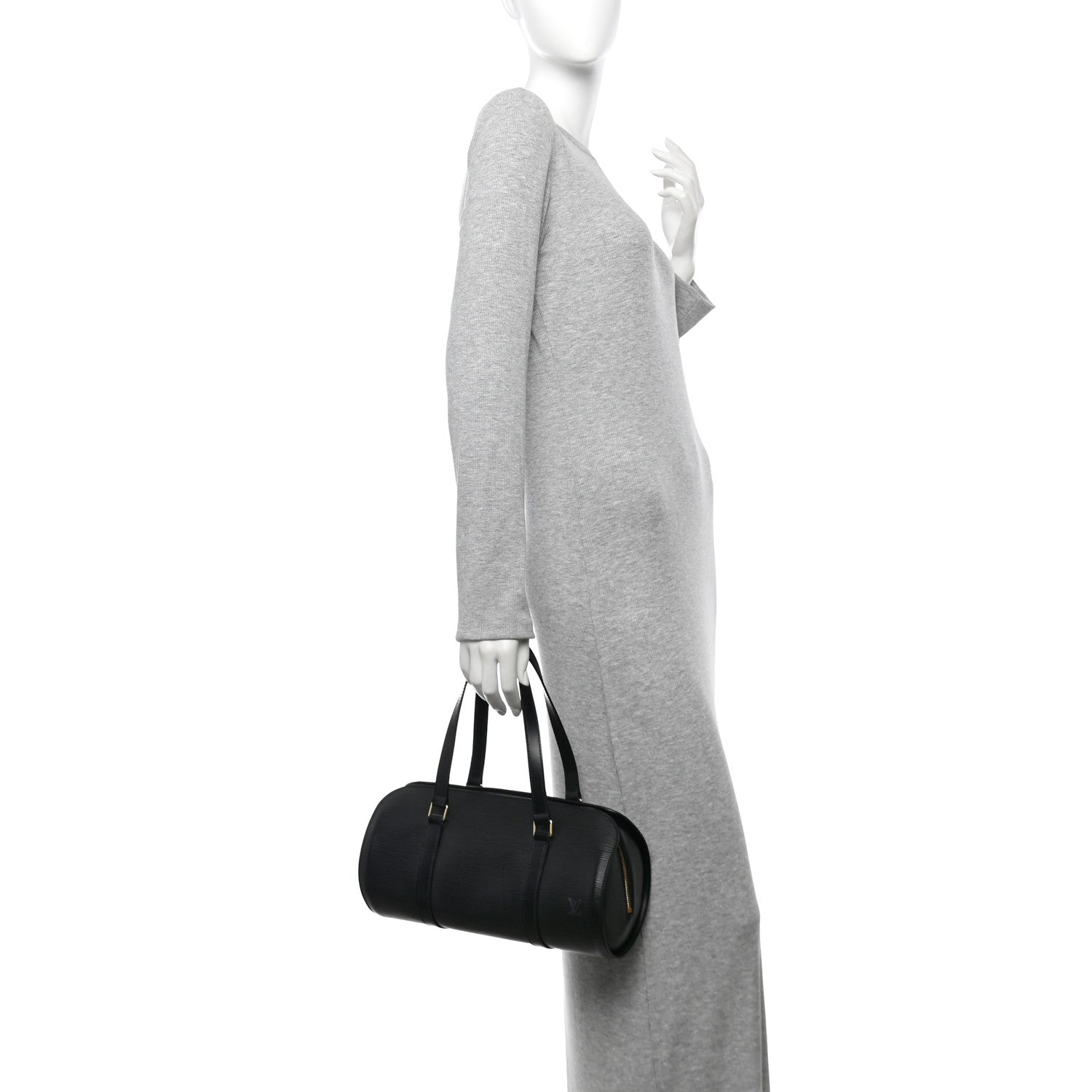 Louis Vuitton Epi Soufflot Black 2 of 9