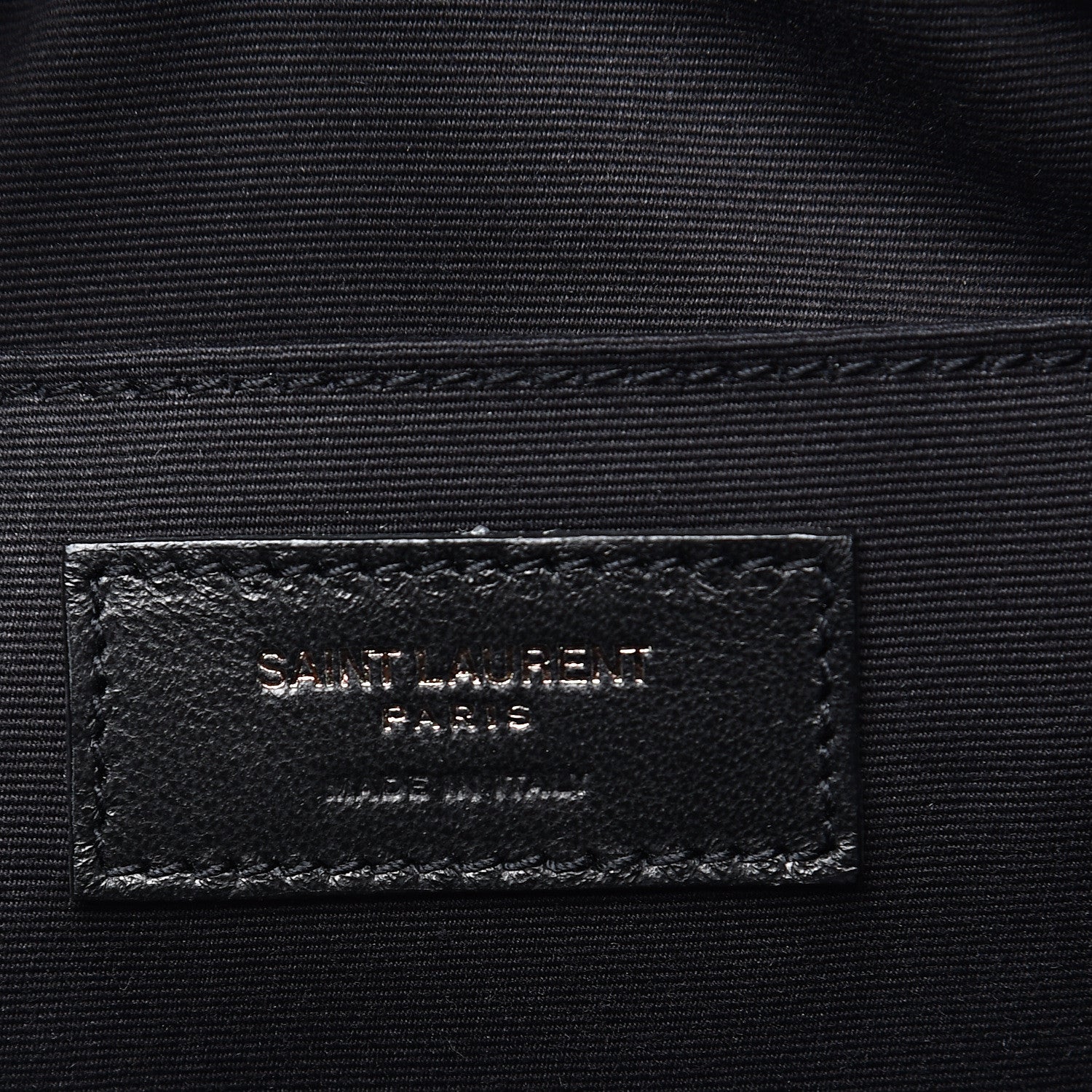 Saint Laurent Calfskin Matelasse Monogram Lou Camera Bag Black 5 of 9