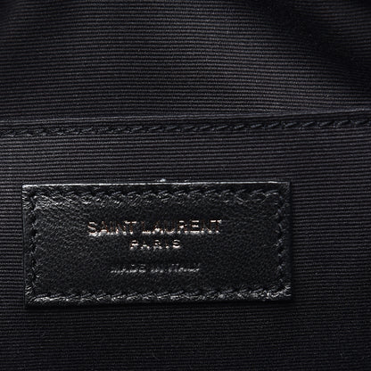Saint Laurent Calfskin Matelasse Monogram Lou Camera Bag Black 5 of 9