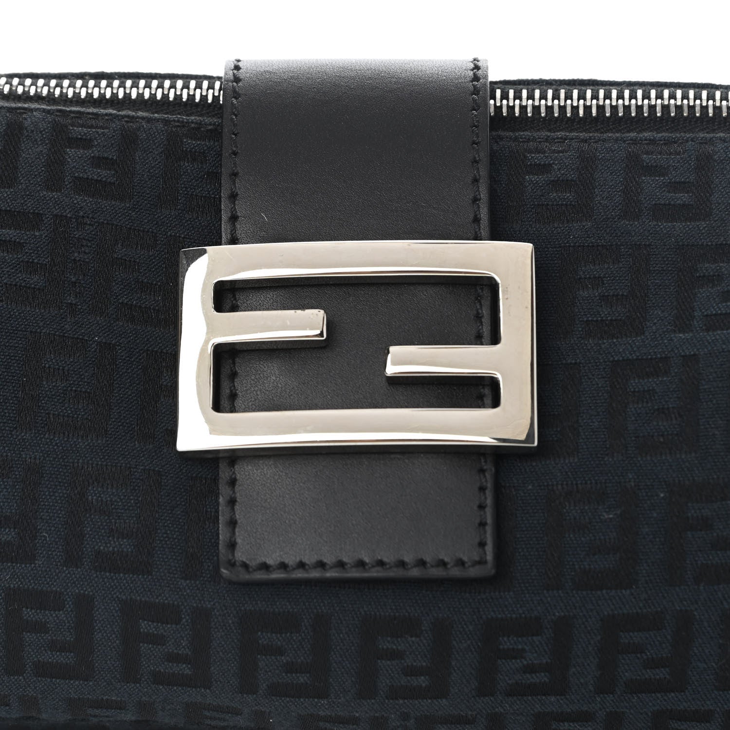 Fendi Zucchino Baguette Black 8 of 10
