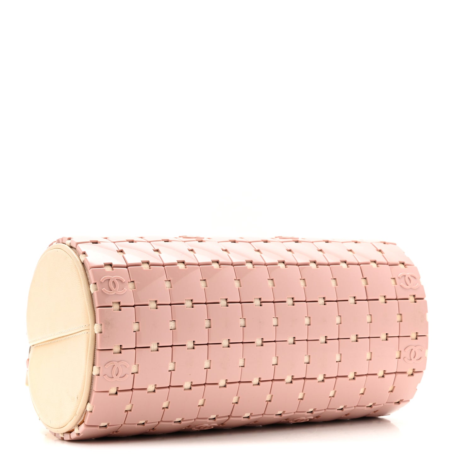 Lambskin Resin Tile Bowler Pink