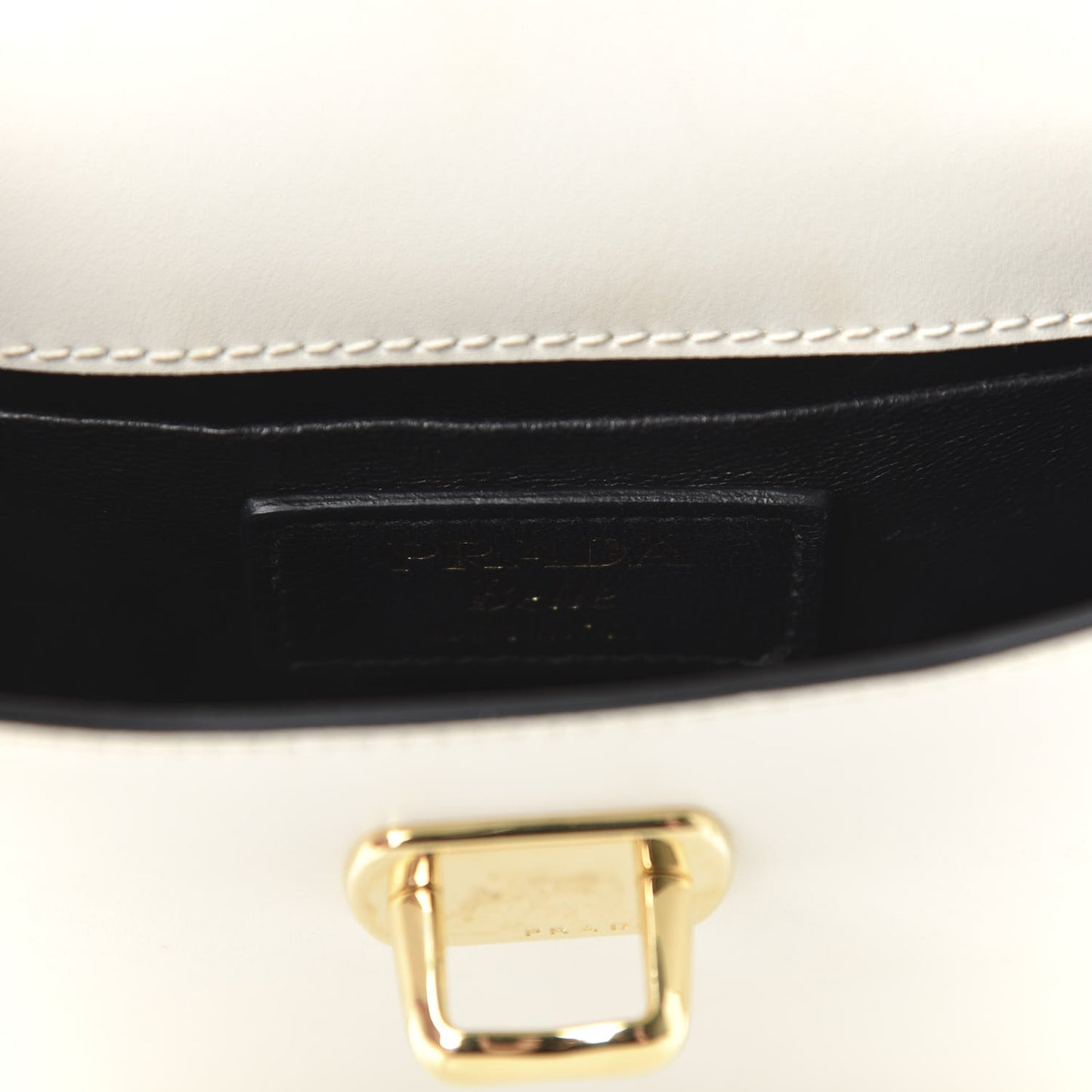 City Calfskin Small Belle Top Handle Bag Bianco