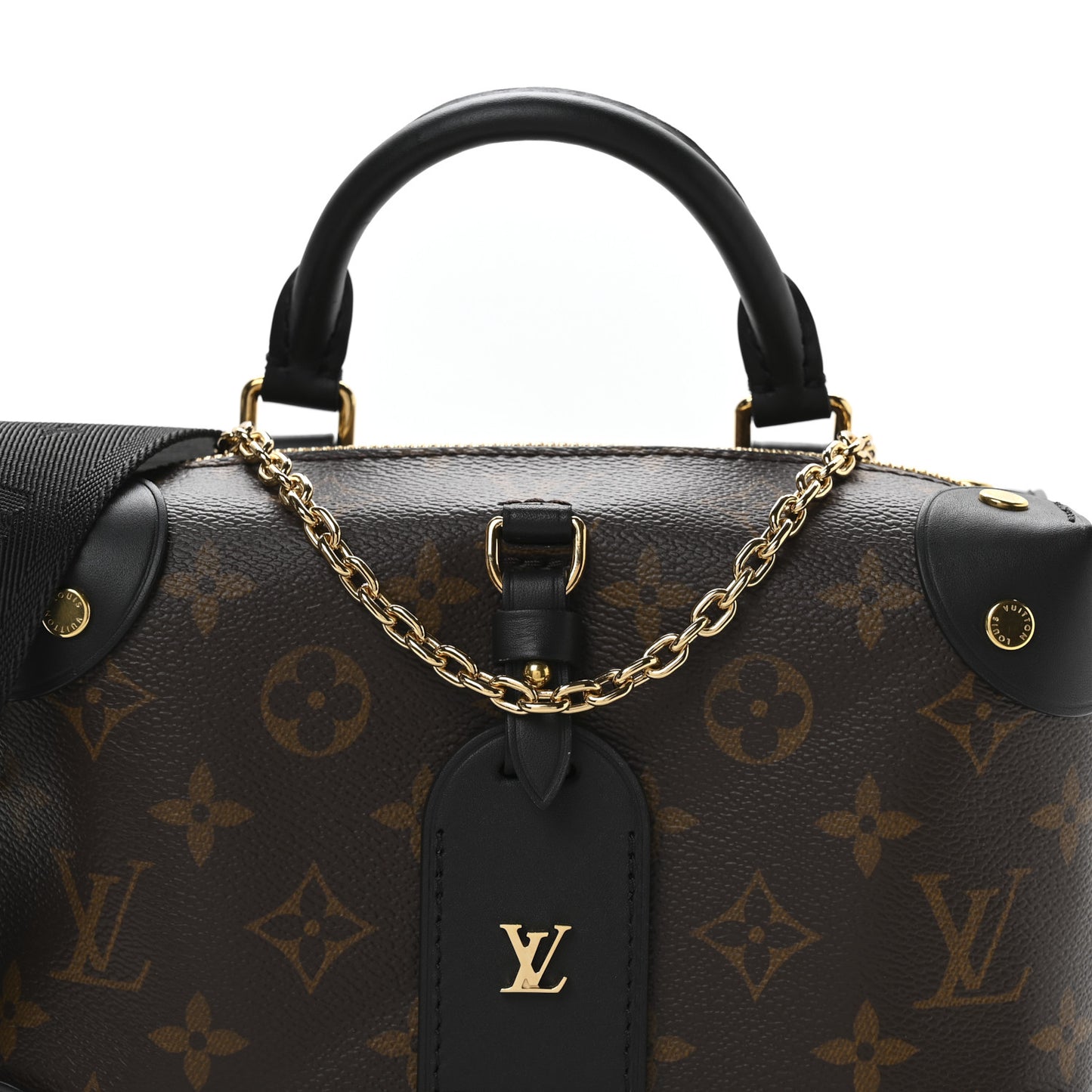 Monogram Petite Malle Souple Black