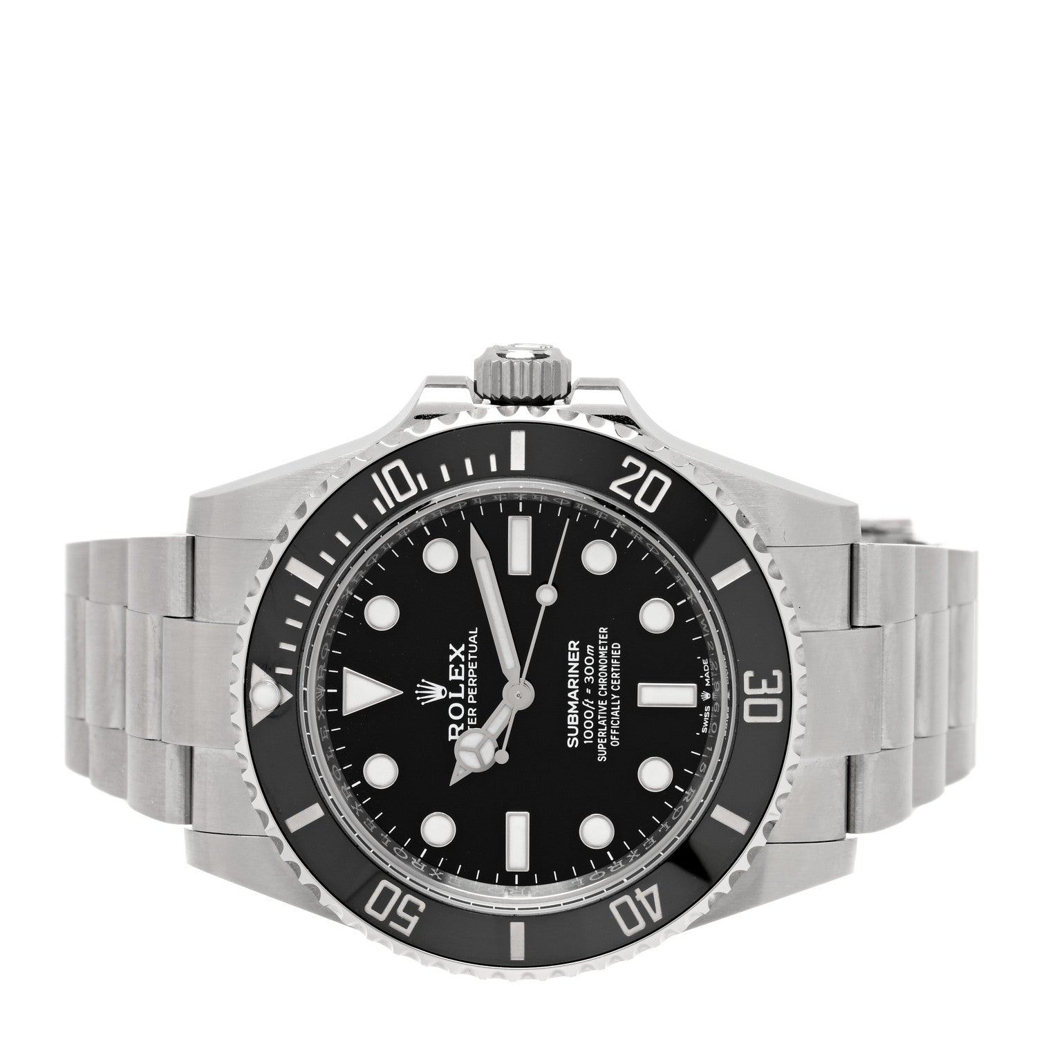 Rolex Stainless Steel 41mm Oyster Perpetual Submariner Watch Black 124060 2 of 5