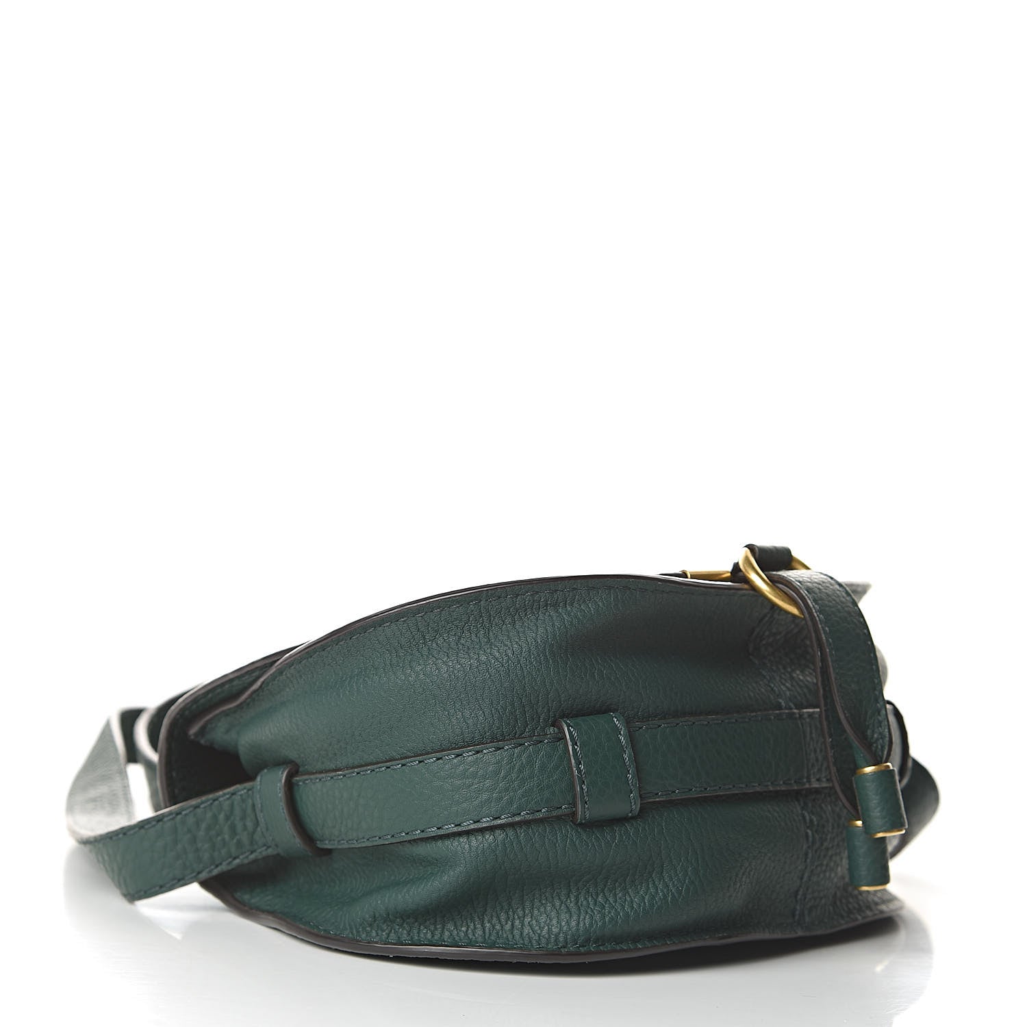 Chloe Calfskin Mini Marcie Round Crossbody Bag Rainforest 4 of 10
