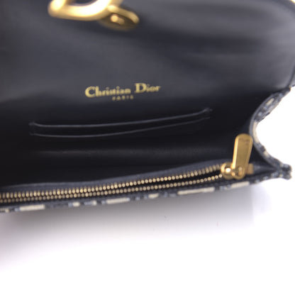 Christian Dior Oblique Saddle Belt Bag Blue 5 of 10