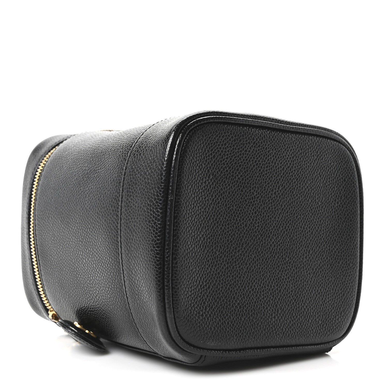 Chanel Caviar Vanity Cosmetic Case Black 4 of 10
