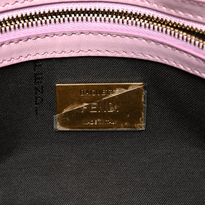 Fendi Velvet FF Embossed Baguette Rosa Confetti 6 of 8