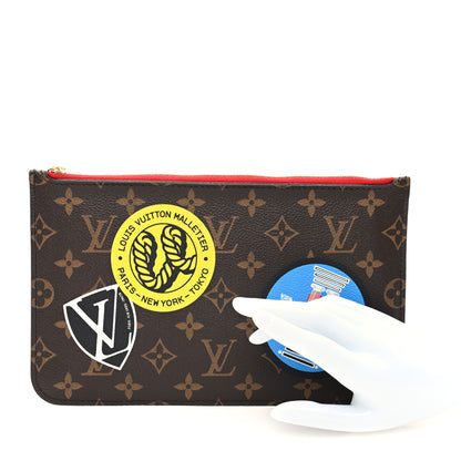 Louis Vuitton Monogram World Tour Neverfull MM GM Pochette 2 of 6