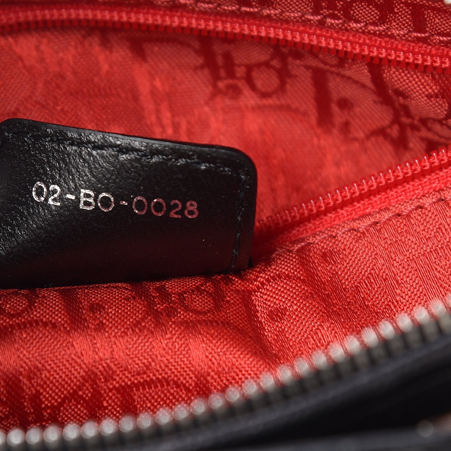 Lambskin Cannage Medium Lady Dior Black