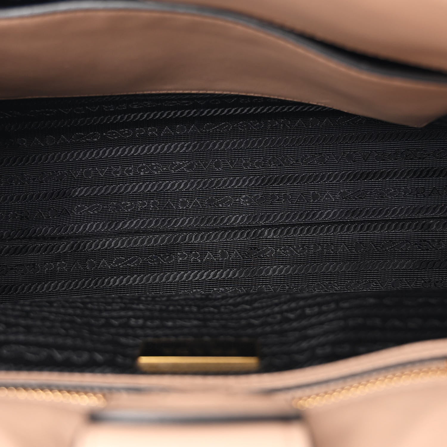 Prada Saffiano Soft Calfskin Small Zippered Tote Cipria 5 of 12