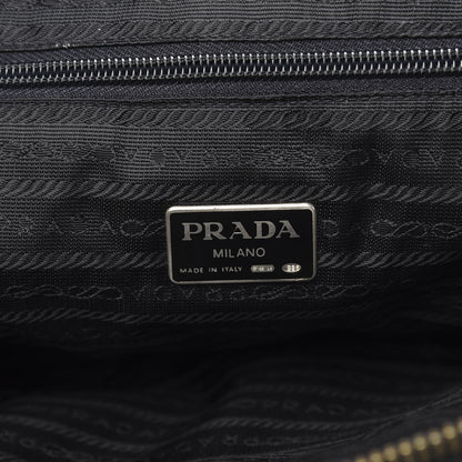 Prada Saffiano Top Handle Dome Satchel Black 5 of 11