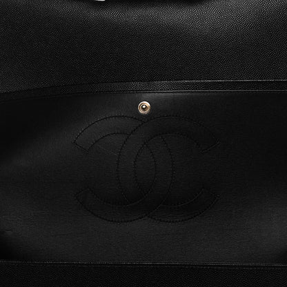 Chanel Caviar Quilted Maxi Double Flap Black 12 of 12