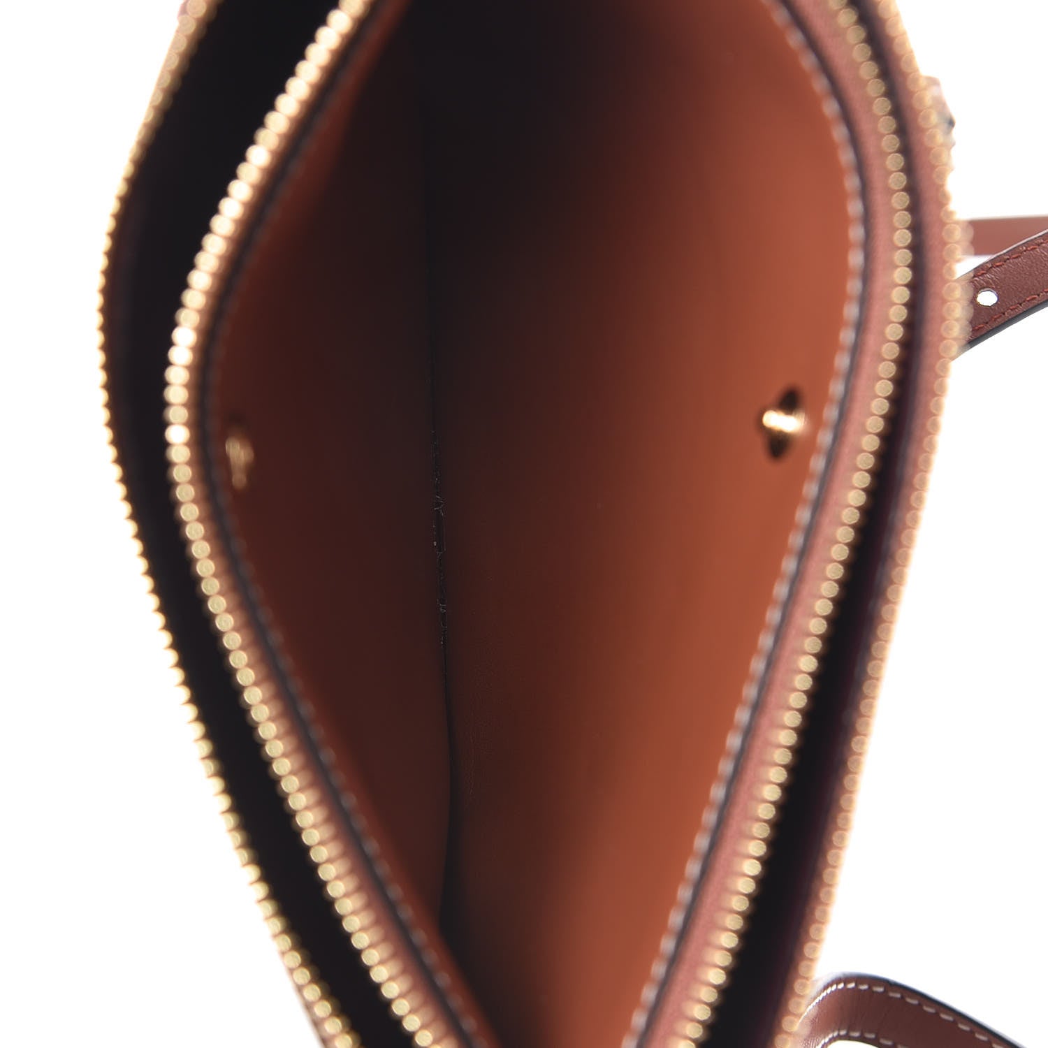 Loewe Calfskin Gate Double Zip Pouch Crossbody Brick 5 of 14