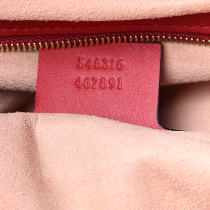 Gucci GG Supreme Monogram Blooms Medium Zip Top Tote Beige Blue Navy Hibiscus Red 8 of 11