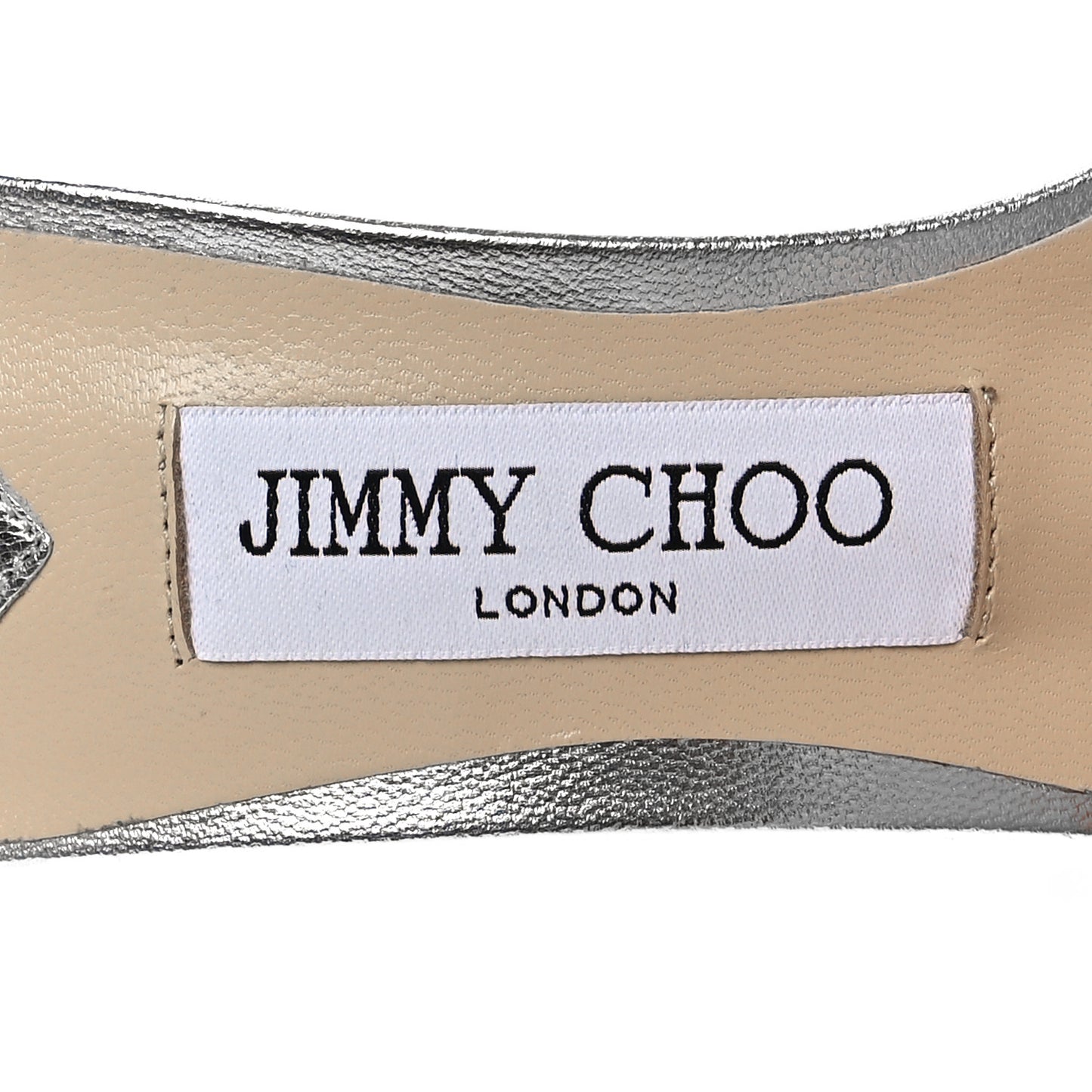 Plexi Glitter Crystal Saeda 100 Sandal 37.5 Silver