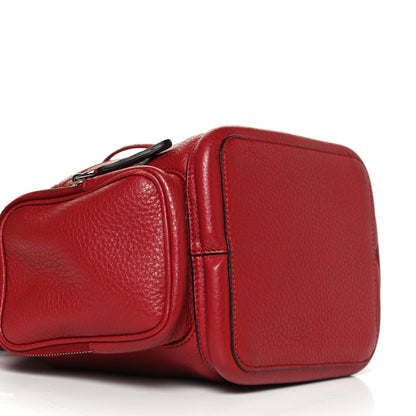 Fendi Cuoio Romano Selleria F is Fendi Grande Mon Tresor Pocket Bucket Bag Rosso 13 of 17