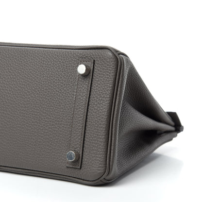 Hermes Togo Birkin 25 Etain 7 of 11