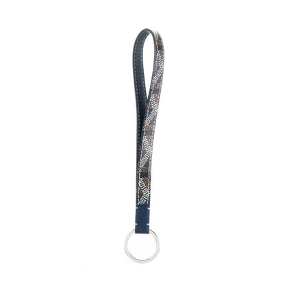 Goyard Goyardine Sesame Key Holder Navy 1 of 3