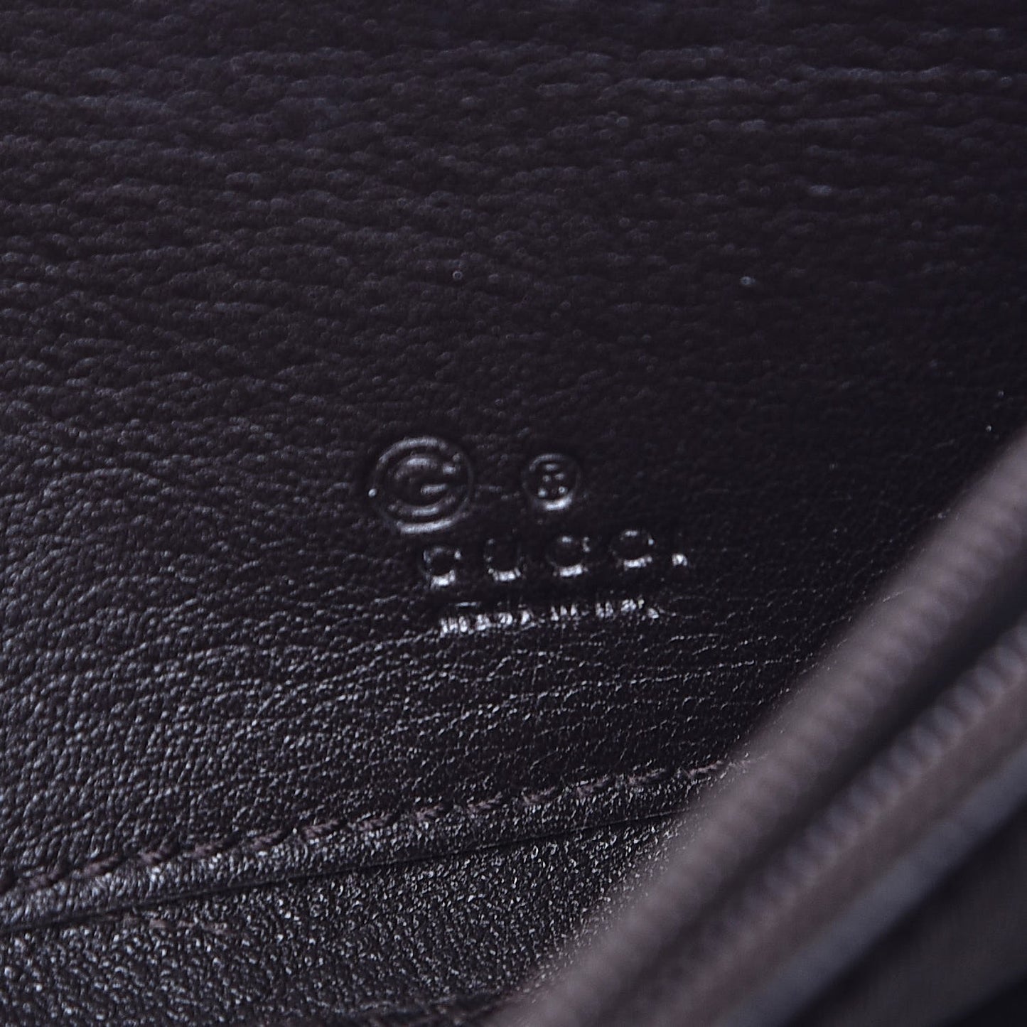 Guccissima Vitello Tender Donna Long Wallet Testa di Moro