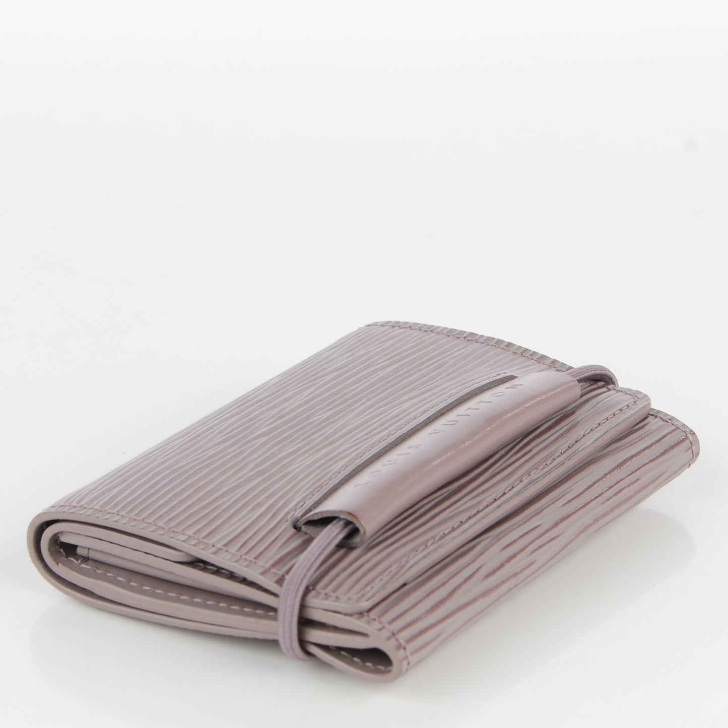 Epi Porte-Monnaie Elastique Wallet Lilac