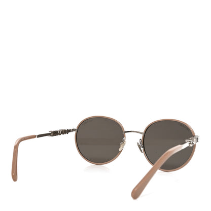 Chanel Metal Pantos Sunglasses 4282 Silver Beige 4 of 7